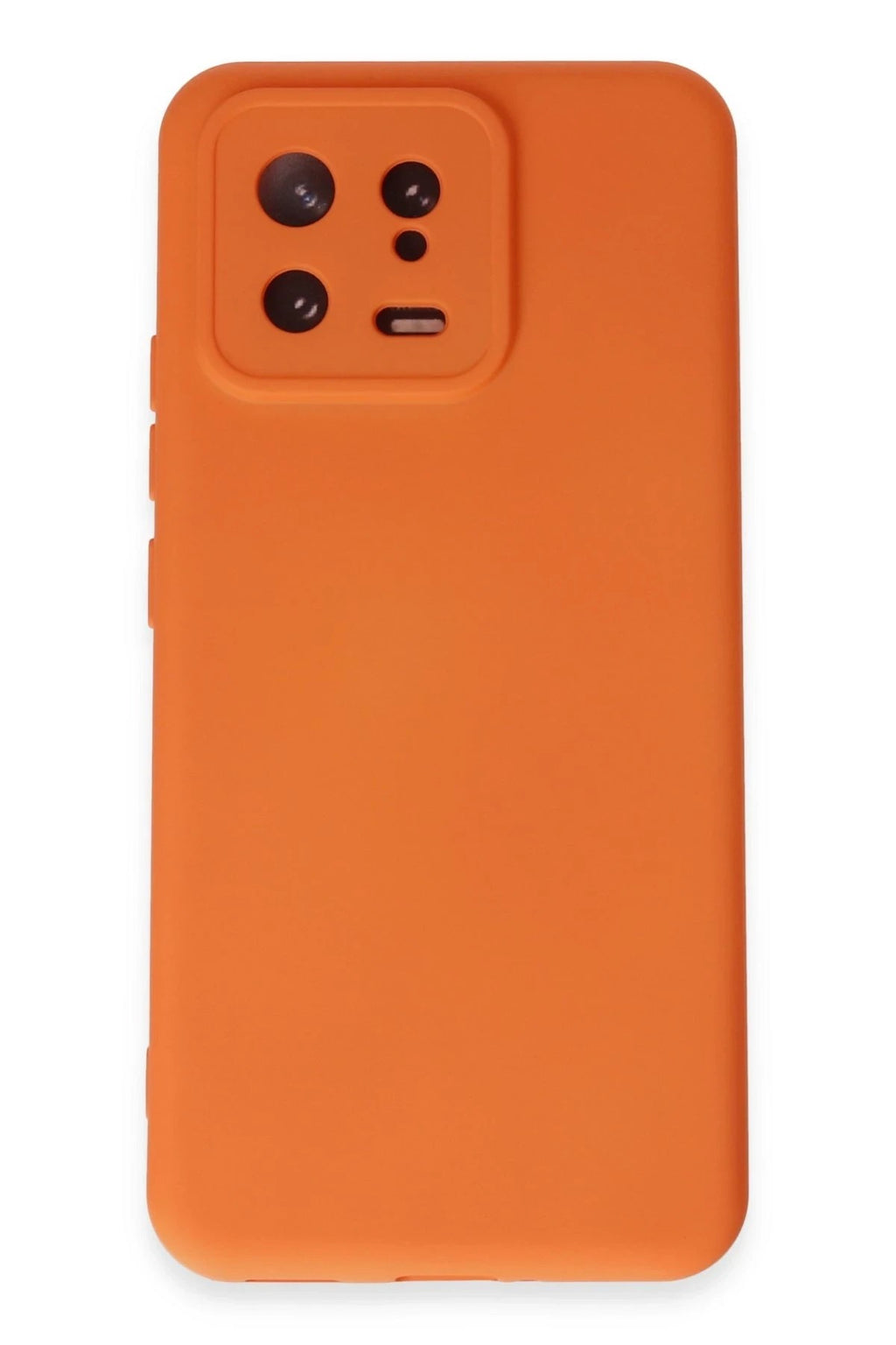 Mey İthalat® Mi 13 Kılıf Nano içi Kadife Silikon - Turuncu