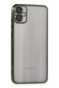 Mey İthalat® Samsung Galaxy A05 Kılıf Lensli Silikon - Yeşil