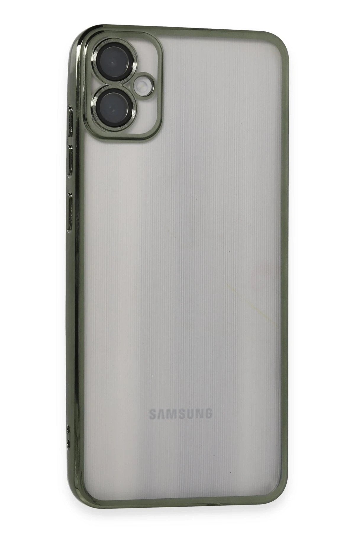 Mey İthalat® Samsung Galaxy A05 Kılıf Lensli Silikon - Yeşil