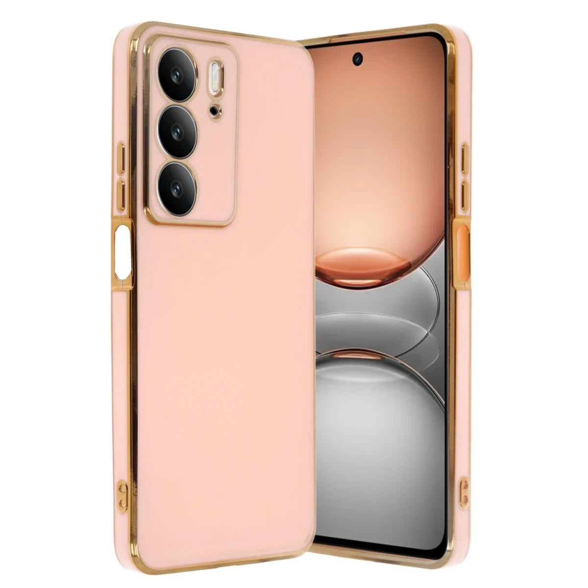 Mey İthalat® Realme C75 4G Kılıf Volet Silikon - Pembe