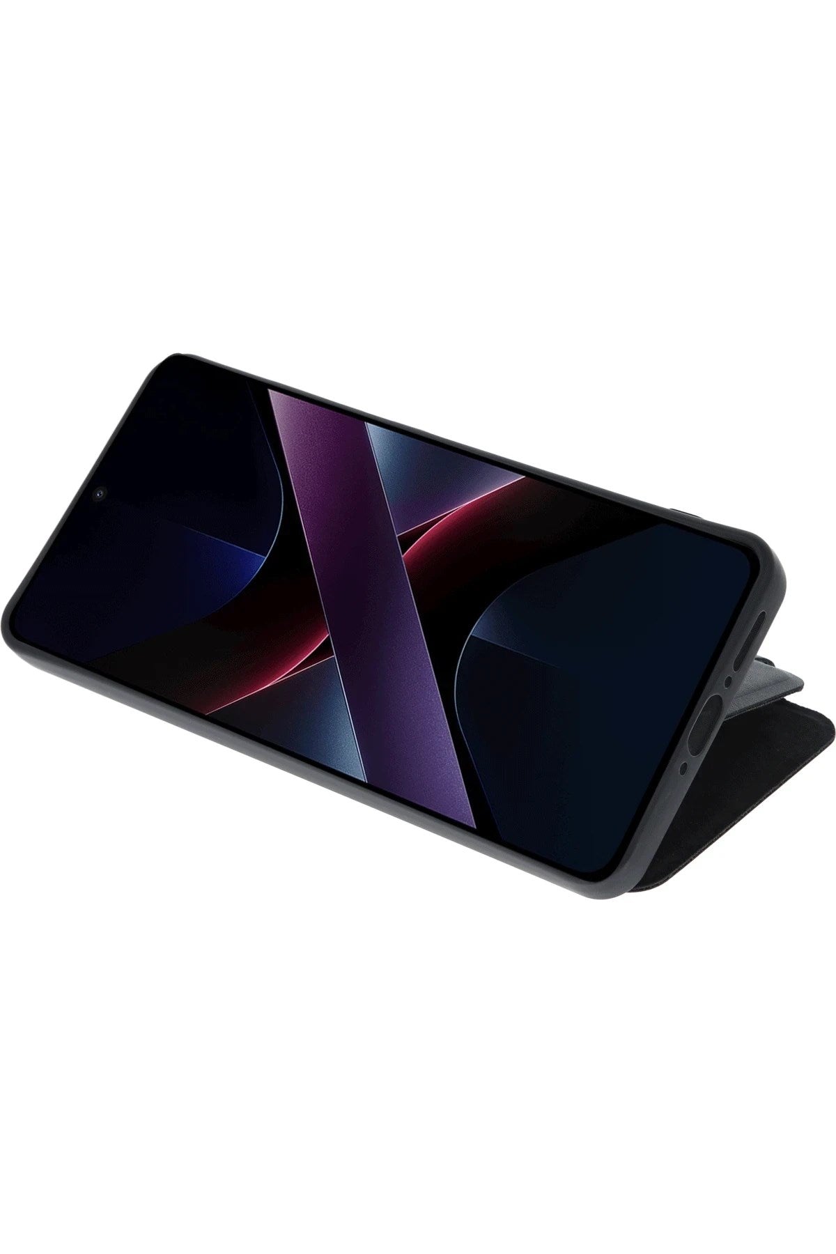 Mey İthalat® Poco X7 Pro Kılıf Flip Cover - Kırmızı