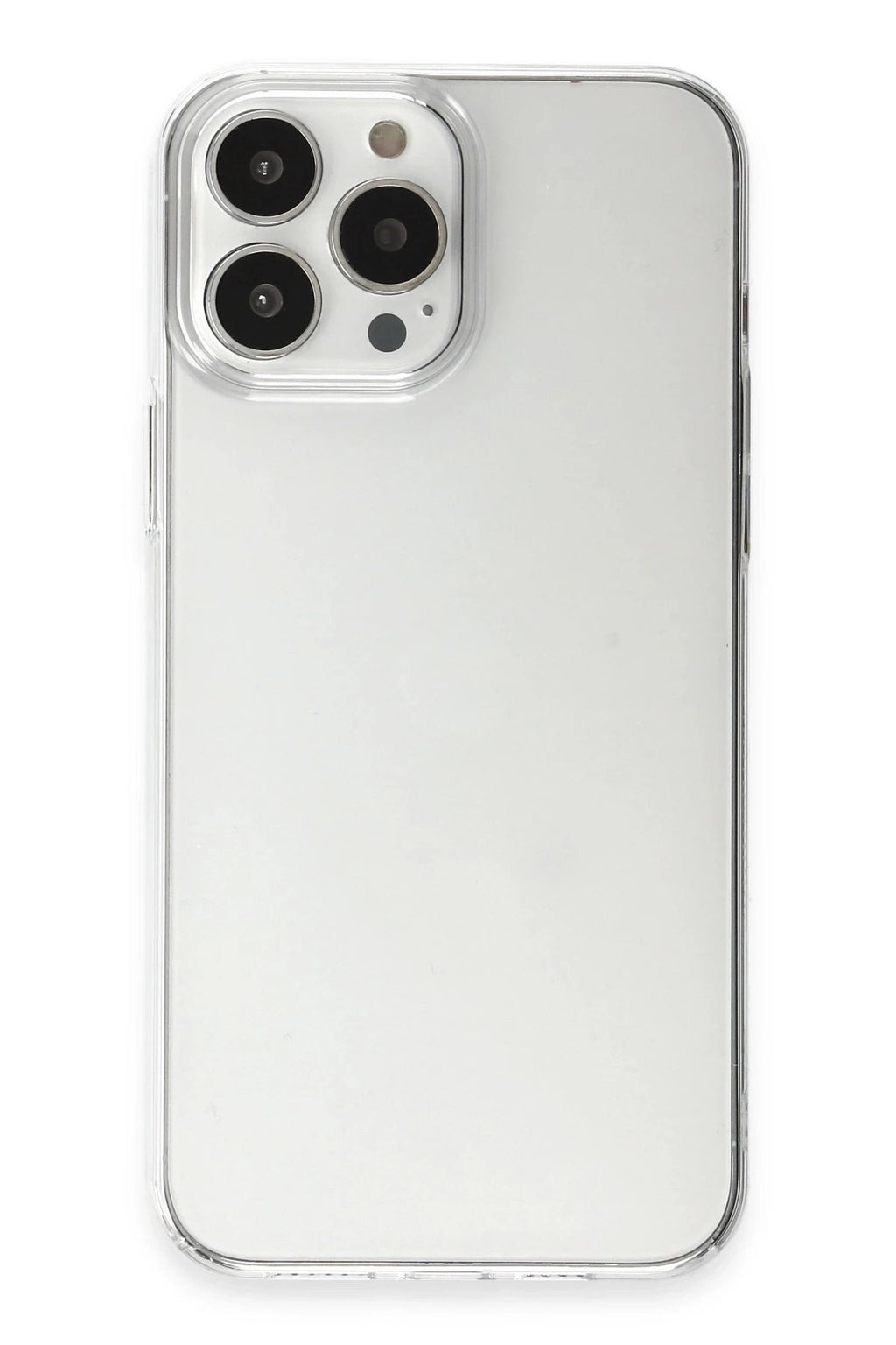 Mey İthalat® iPhone 15 Pro Max Kılıf Pc Sert Şeffaf Kapak - Şeffaf