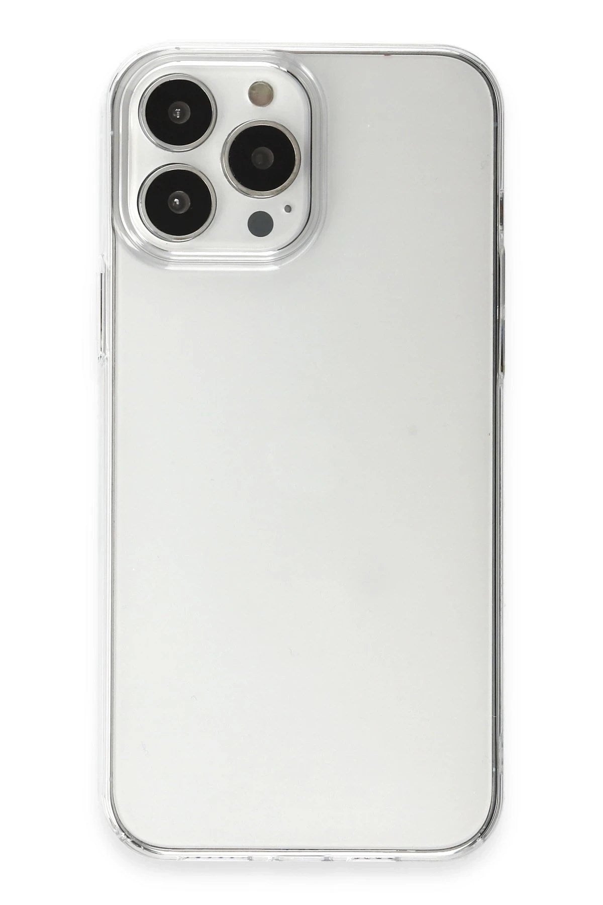 Mey İthalat® iPhone 15 Pro Max Kılıf Pc Sert Şeffaf Kapak - Şeffaf