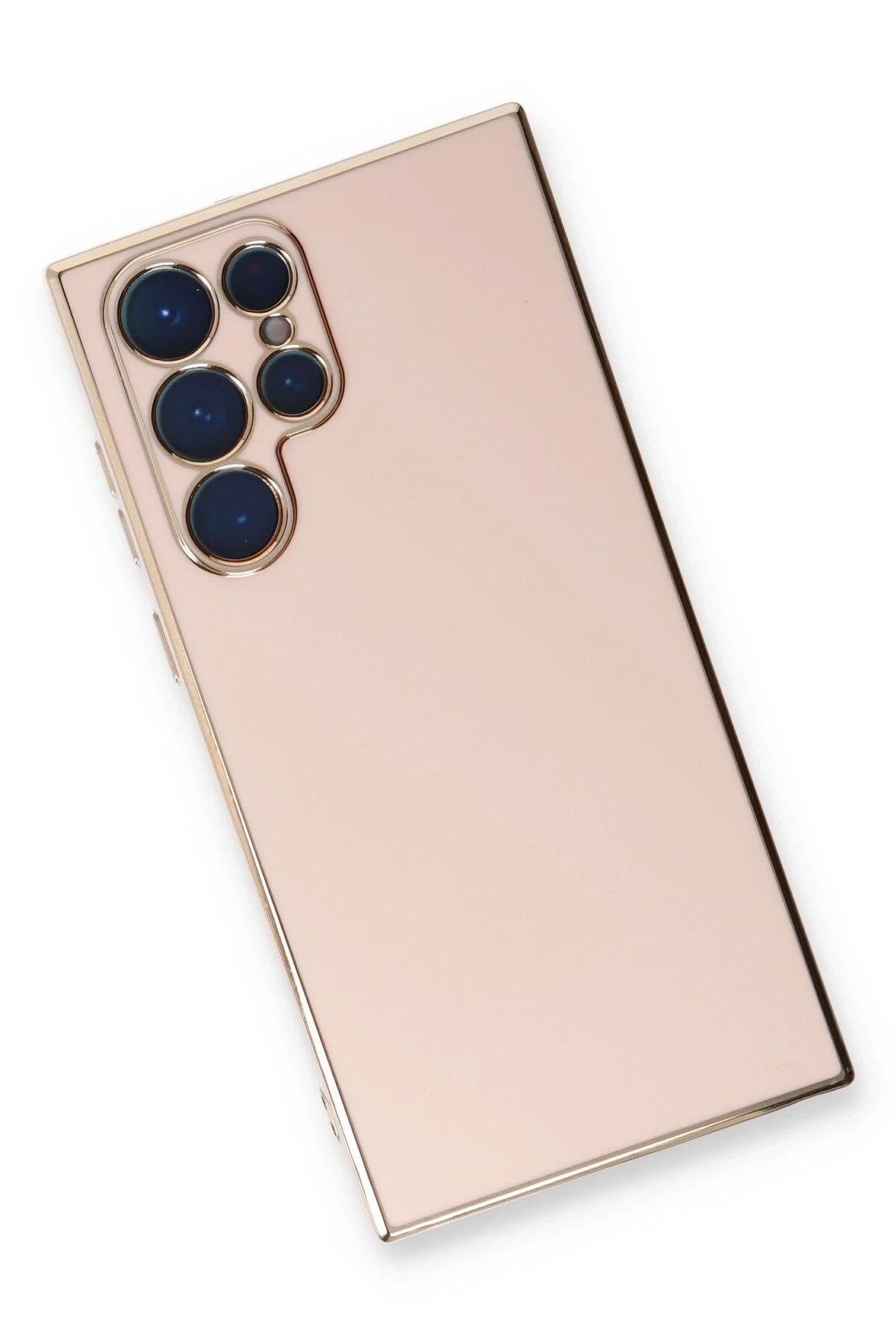 Mey İthalat® Samsung Galaxy S22 Ultra Kılıf Volet Silikon - Pembe