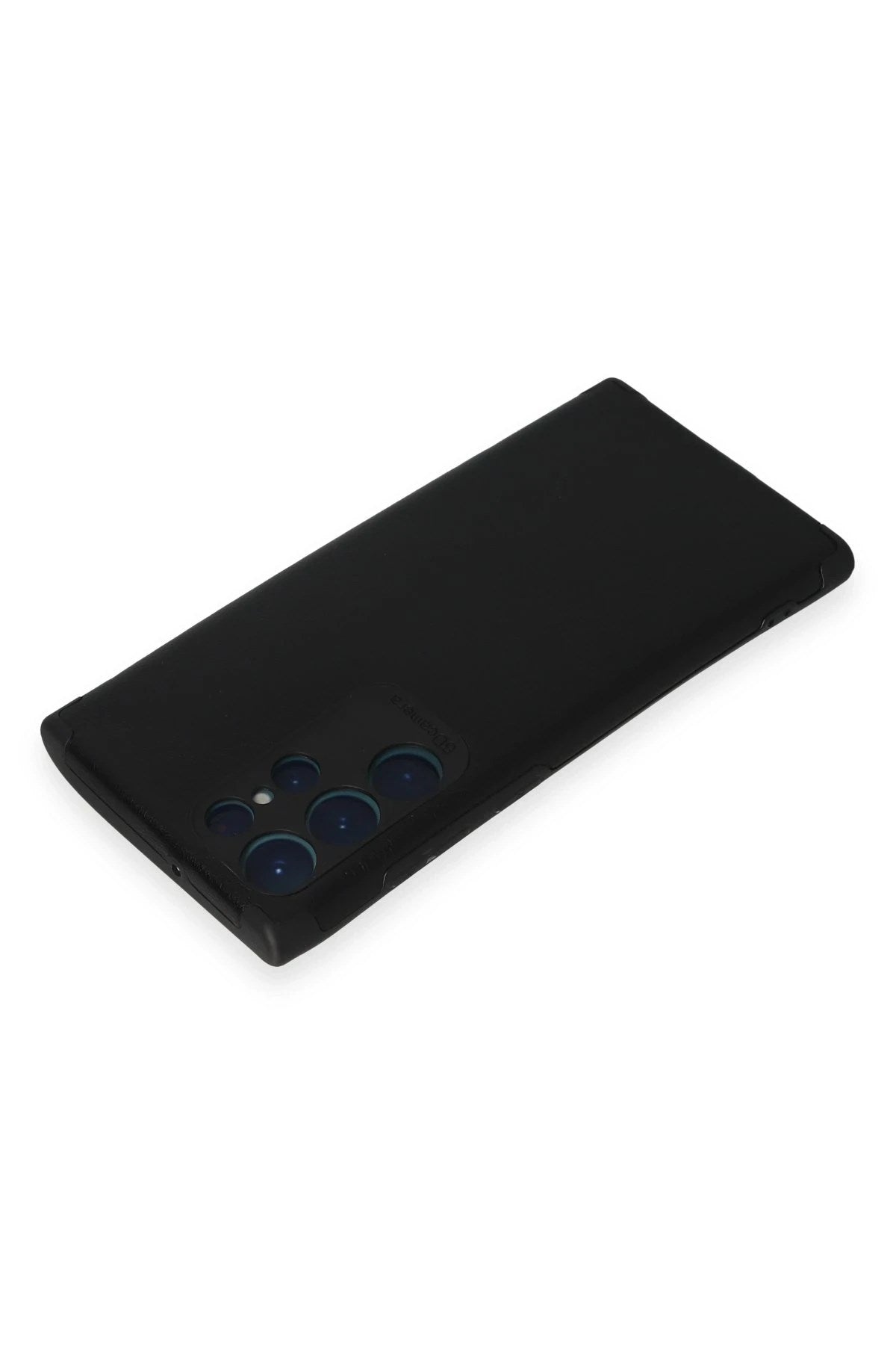 Mey İthalat® Samsung Galaxy S22 Ultra Kılıf Loop Deri Silikon - Siyah