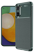 Mey İthalat® Poco X7 Pro Kılıf Auto Focus Karbon Kapak - Koyu Yeşil
