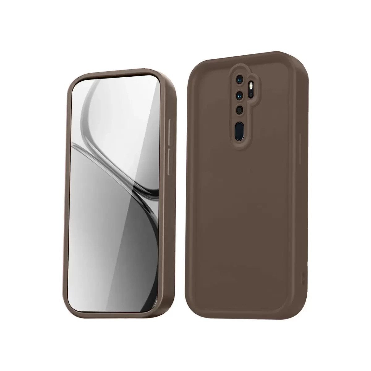 Mey İthalat® Redmi Note 8 Pro Kılıf Viera Silikon - Kahverengi