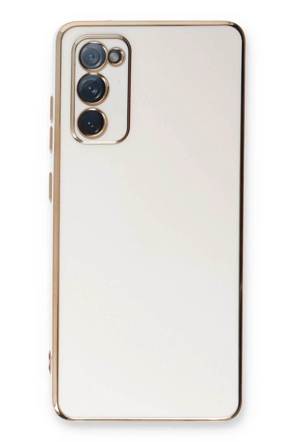 Mey İthalat® Samsung Galaxy S20 FE Kılıf Volet Silikon - Beyaz