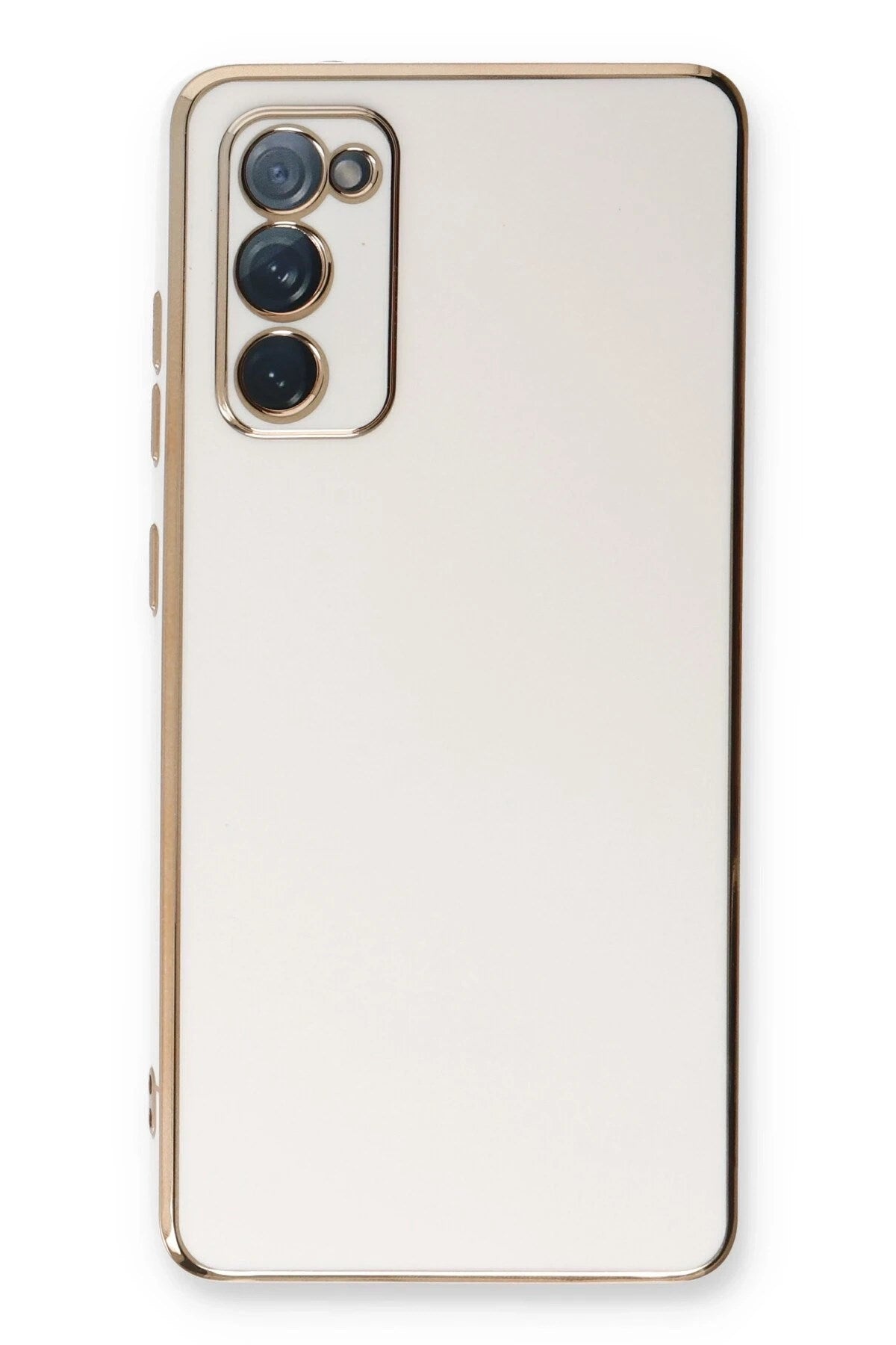 Mey İthalat® Samsung Galaxy S20 FE Kılıf Volet Silikon - Beyaz