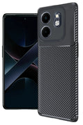 Mey İthalat® İnfinix Smart 9 Kılıf Auto Focus Karbon Kapak - Siyah