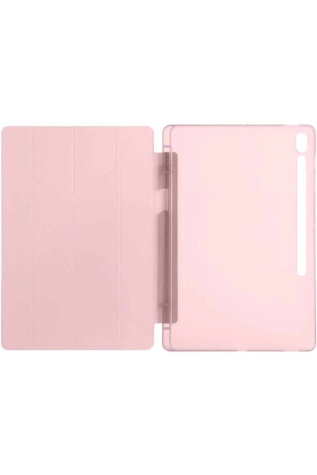Mey İthalat® iPad Pro 13 (2024) Kılıf Kalemlikli Hugo Tablet Kılıfı - Rose Gold
