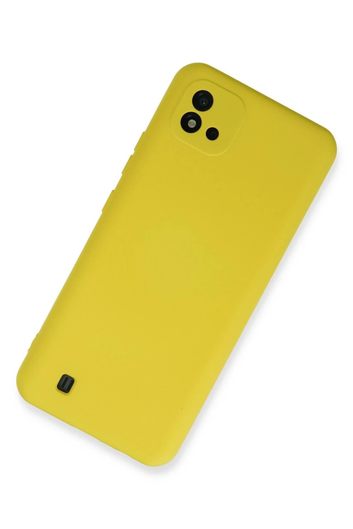 Mey İthalat® Realme C11 2021 Kılıf Nano içi Kadife Silikon - Sarı