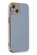 Mey İthalat® iPhone 13 Kılıf Volet Silikon - Mavi