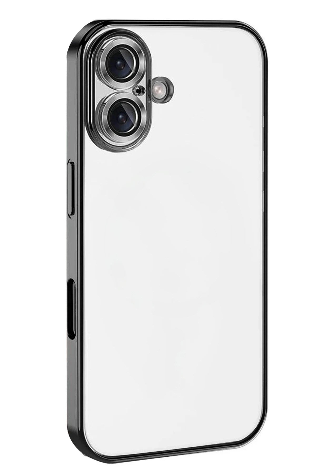 Mey İthalat® iPhone 17 Lensli Silikon - Siyah