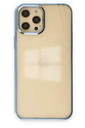 Mey İthalat® iPhone 12 Pro Max Kılıf Element Silikon - Mavi