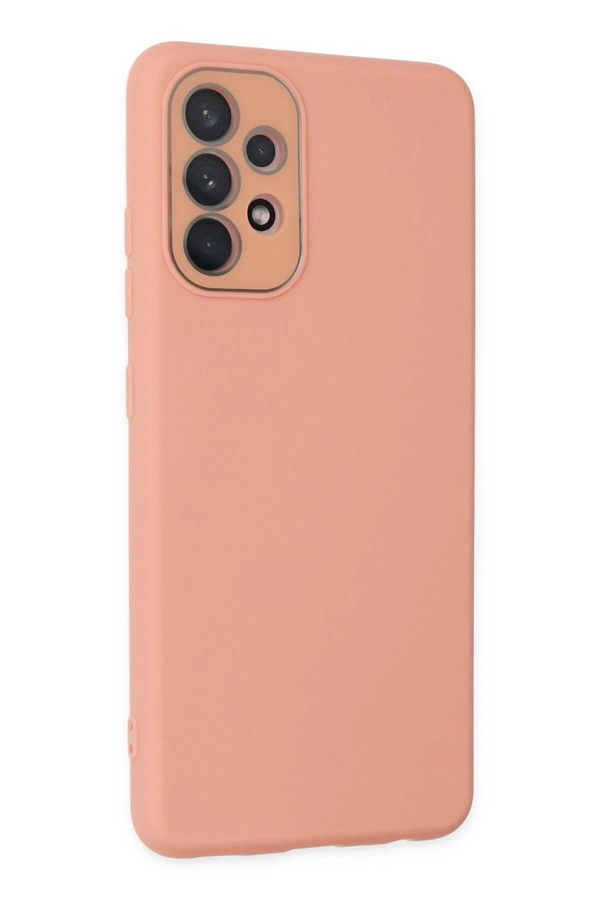 Mey İthalat® Samsung Galaxy A33 5G Kılıf Lansman Glass Kapak - Pembe