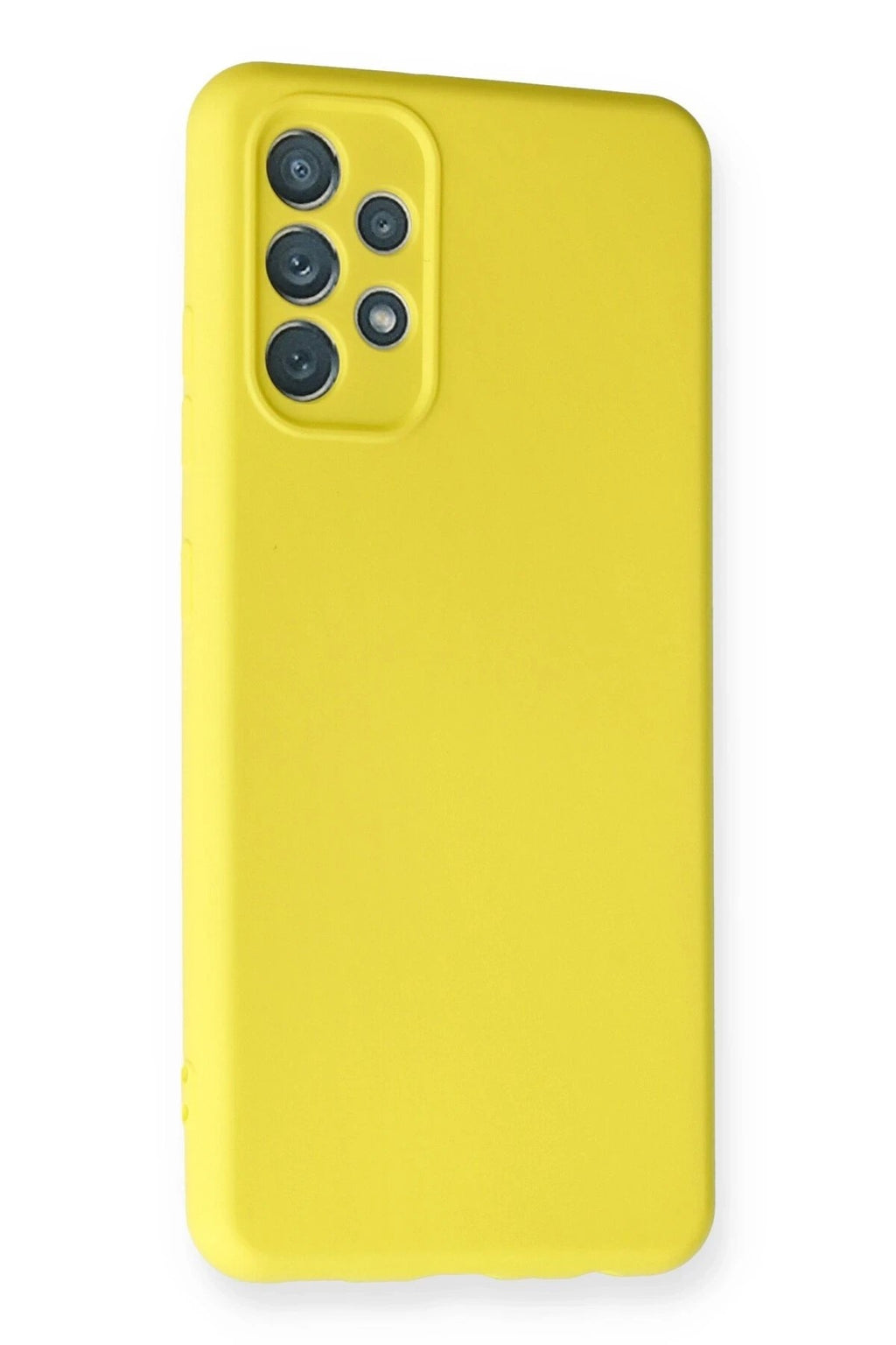 Mey İthalat® Samsung Galaxy A32 Kılıf Nano içi Kadife Silikon - Sarı