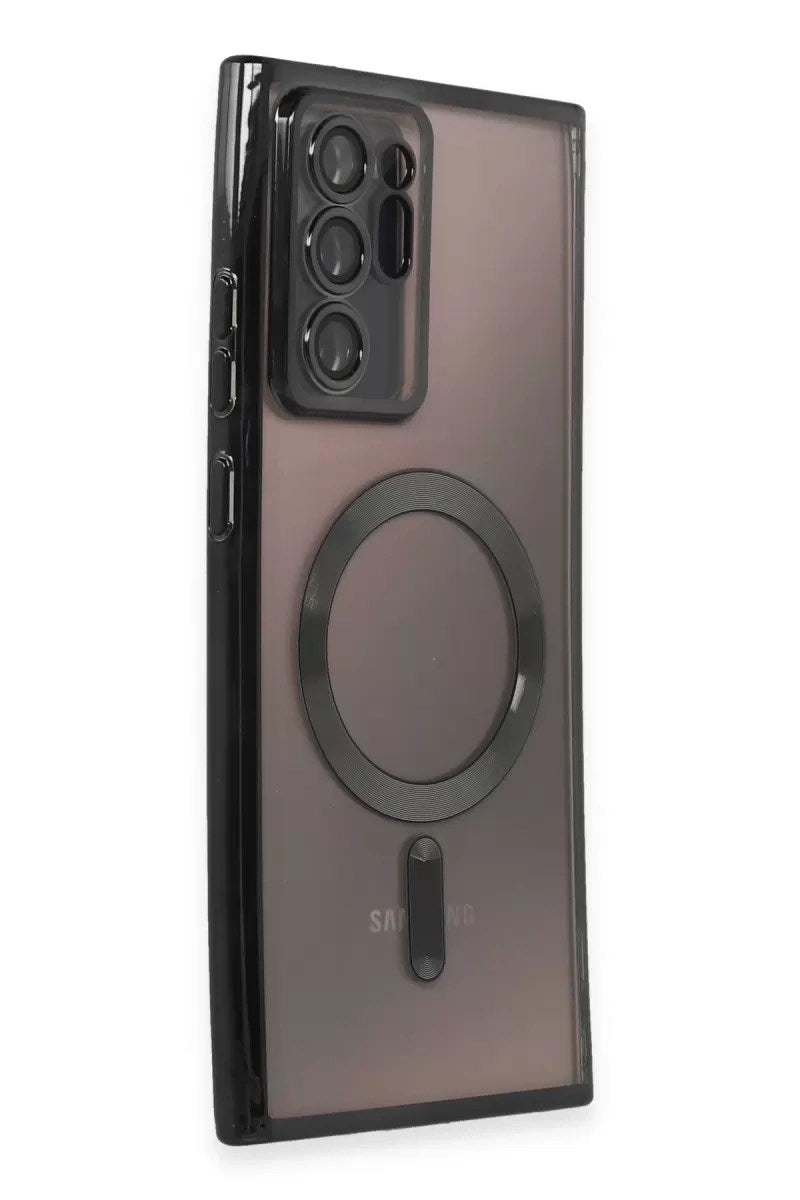 Mey İthalat® Samsung Galaxy Note 20 Ultra Kılıf Kross Magneticsafe Kapak - Siyah