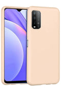 Mey İthalat® Redmi 9T Kılıf Nano içi Kadife Silikon - Pudra