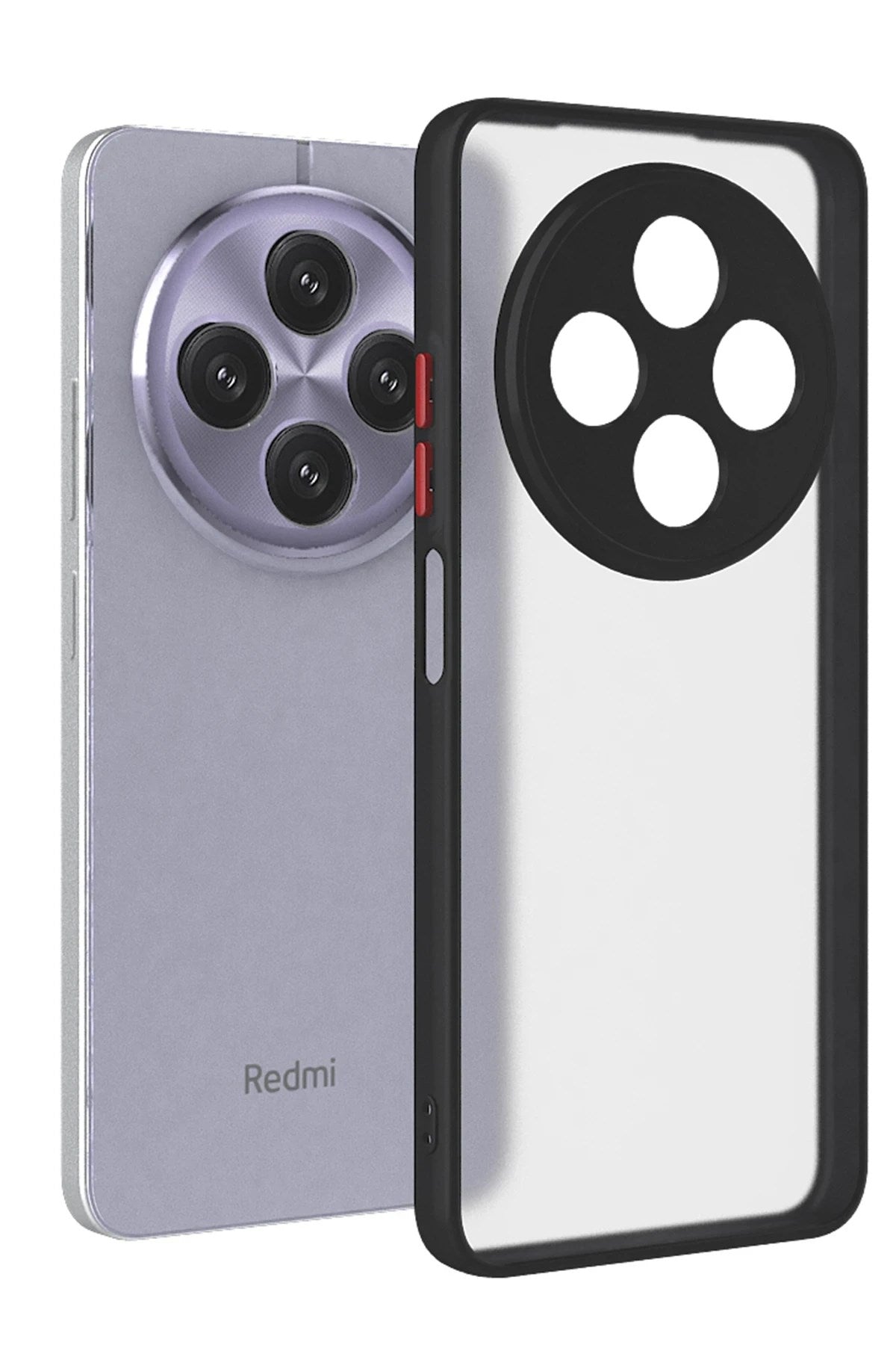 Mey İthalat® Redmi 14C Kılıf Montreal Silikon Kapak - Siyah