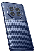 Mey İthalat® Realme 12 Pro Plus Kılıf Auto Focus Karbon Kapak - Lacivert
