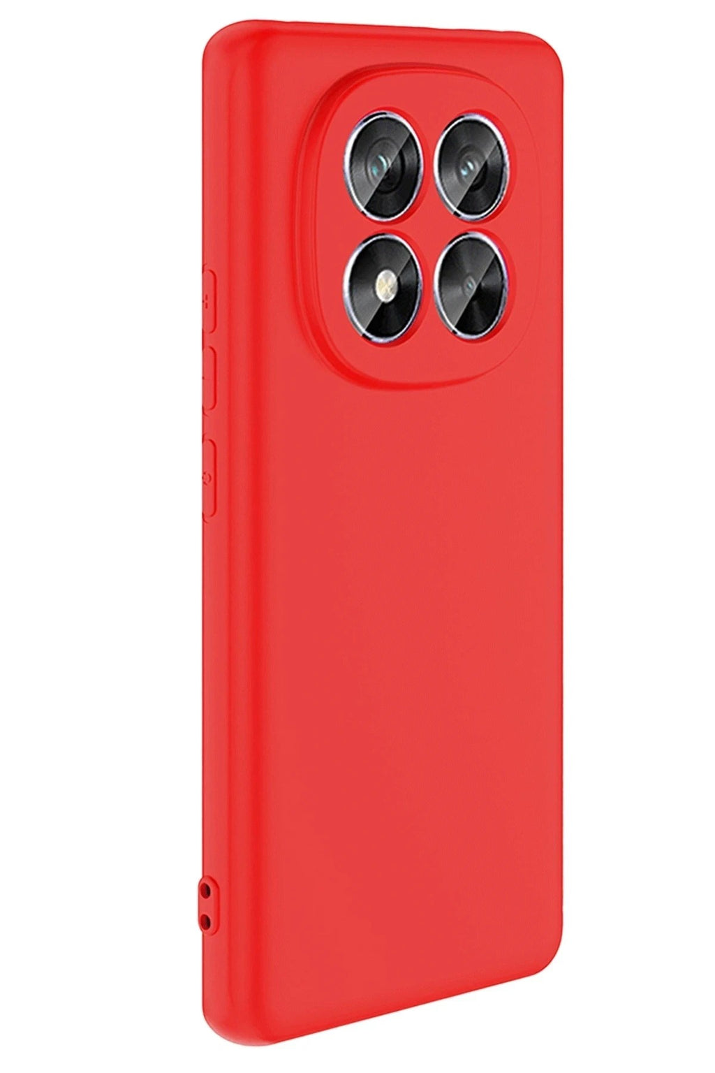 Mey İthalat® Redmi Note 14 Pro 5G Kılıf Nano içi Kadife Silikon - Kırmızı