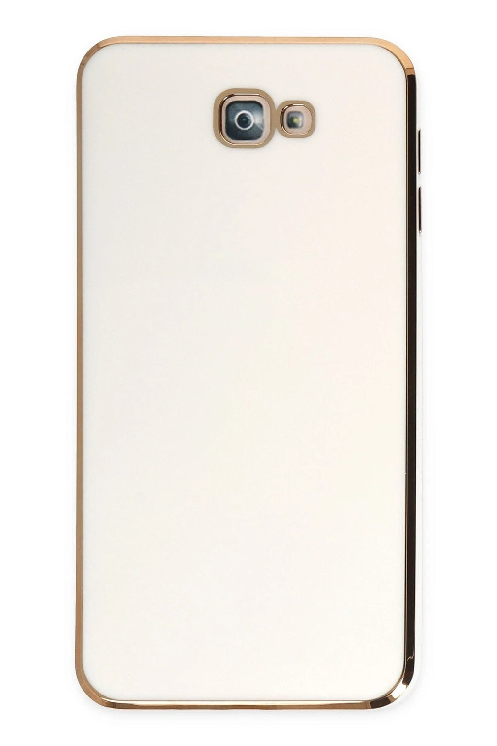 Mey İthalat® Samsung Galaxy J7 Prime Kılıf Volet Silikon - Beyaz