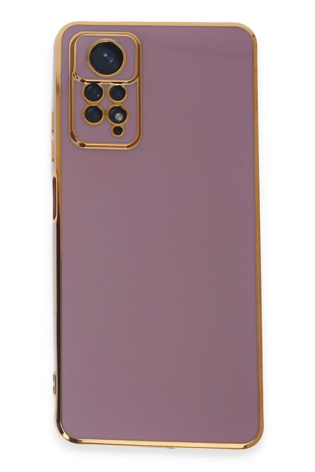 Mey İthalat® Redmi Note 12 Pro 4G Kılıf Volet Silikon - Mor