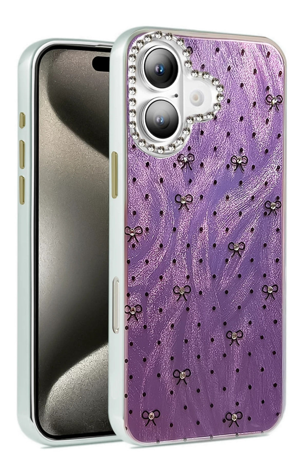 Mey İthalat® iPhone 16 Plus Kılıf Blade Aynalı Desenli Kapak - Desen 2