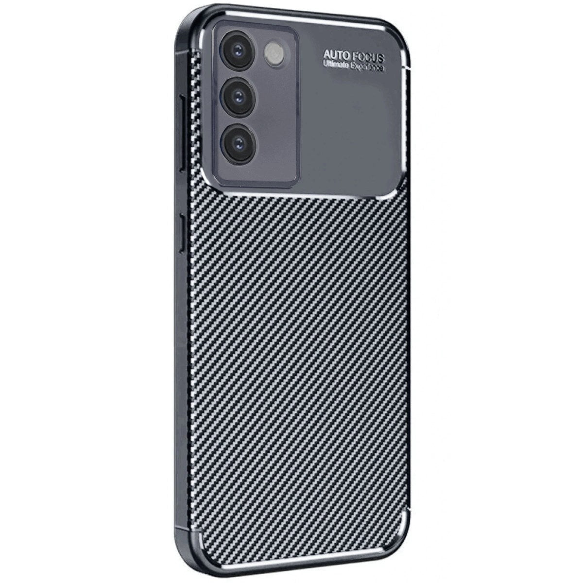 Mey İthalat® Vivo V30 Lite 4G Kılıf Auto Focus Karbon Kapak - Siyah