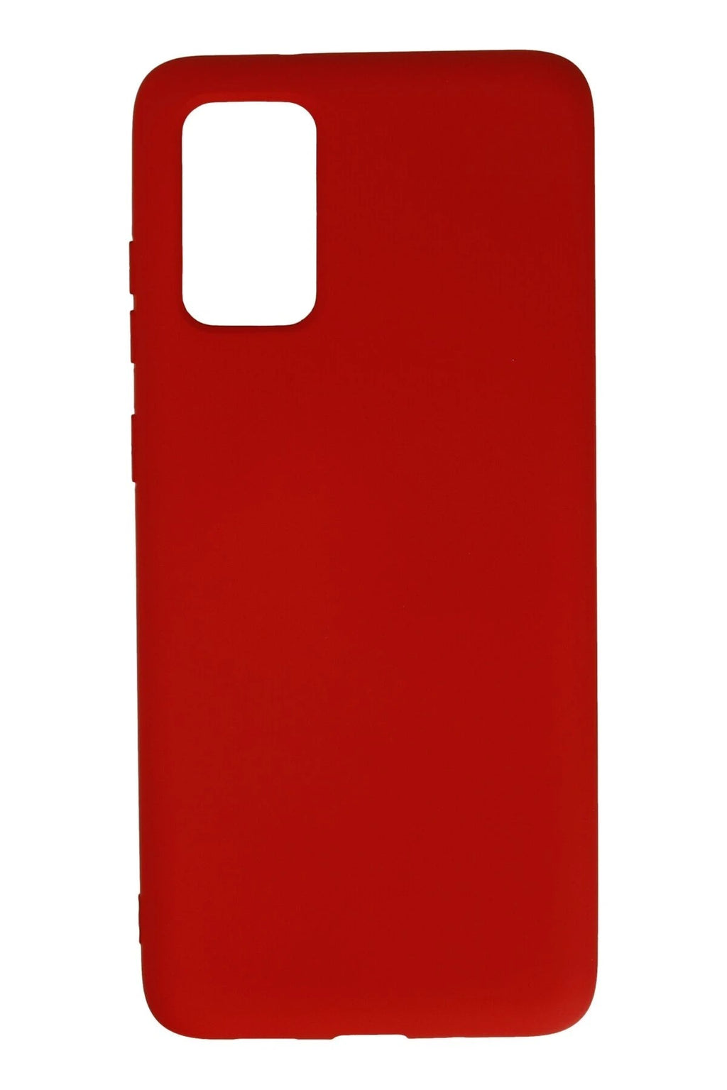 Mey İthalat® Samsung Galaxy S20 Plus Kılıf Nano içi Kadife Silikon - Kırmızı