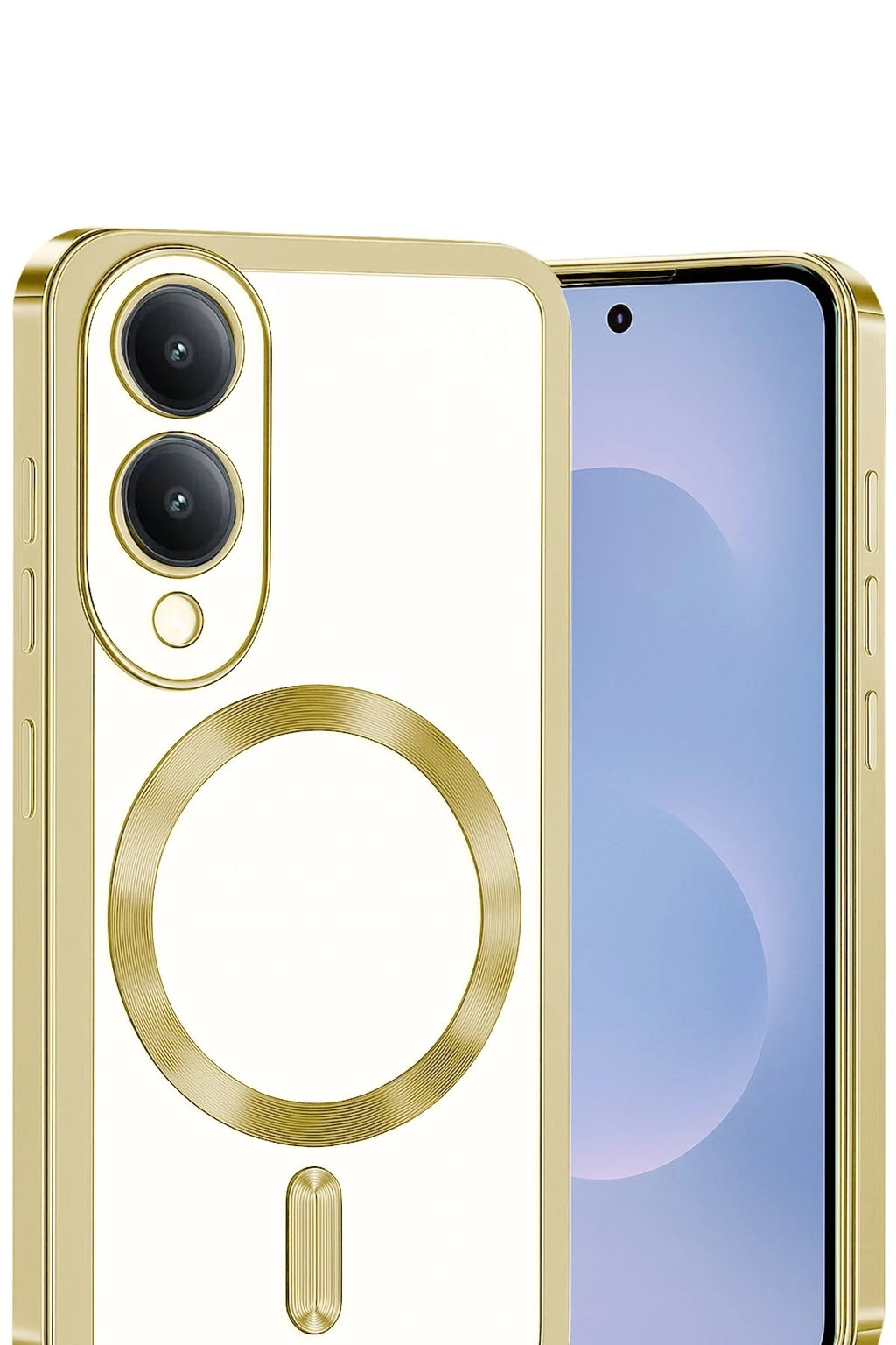 Mey İthalat® Samsung Galaxy S25 Edge Kross Magneticsafe Kapak - Gold