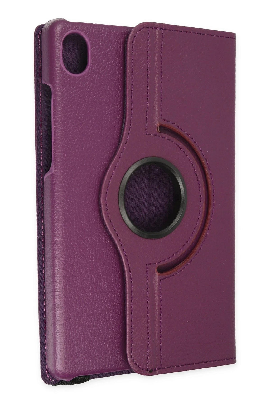 Mey İthalat® Lenovo Tab M8 Kılıf 360 Tablet Deri Kılıf - Mürdüm