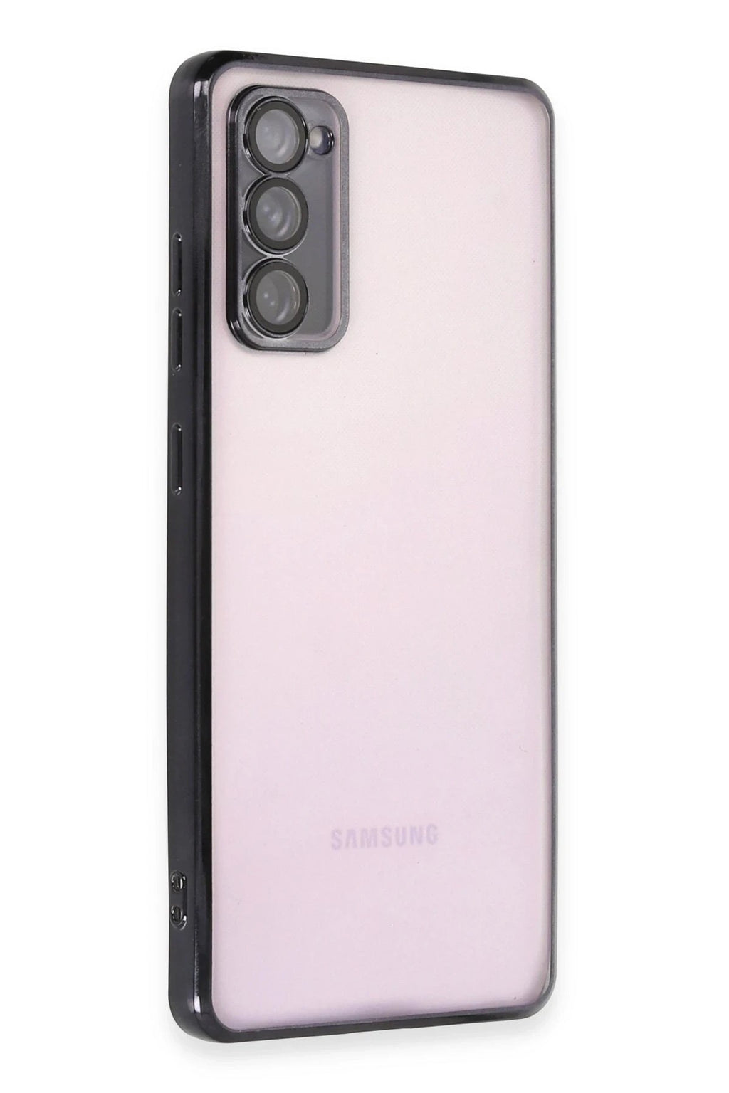Mey İthalat® Samsung Galaxy S20 FE Kılıf Lensli Silikon - Siyah