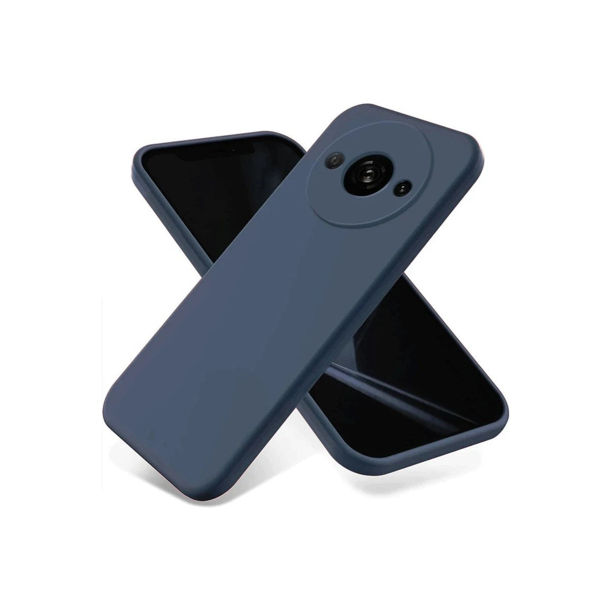 Mey İthalat® Redmi A3 4G Kılıf First Silikon - Lacivert