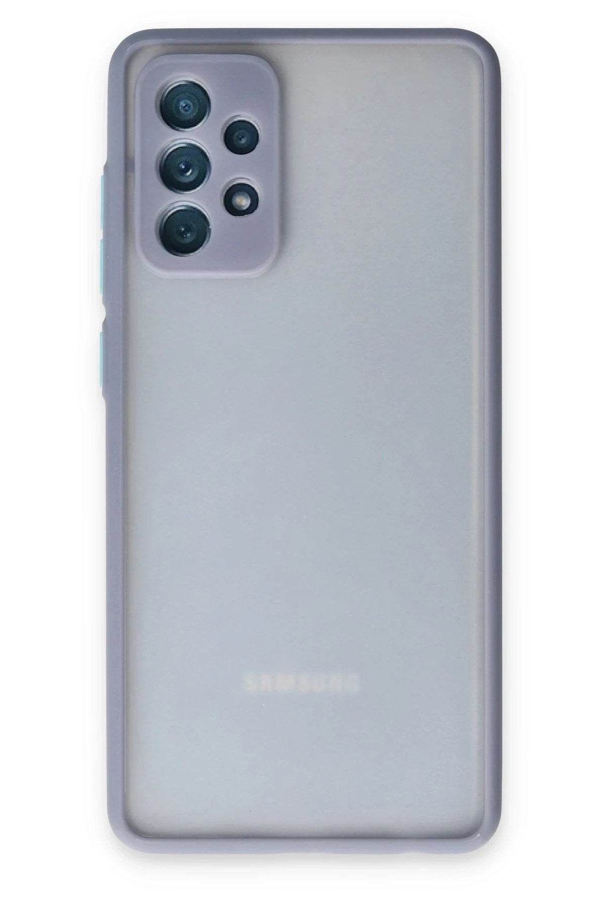 Mey İthalat® Samsung Galaxy A72 Kılıf Montreal Silikon Kapak - Gri