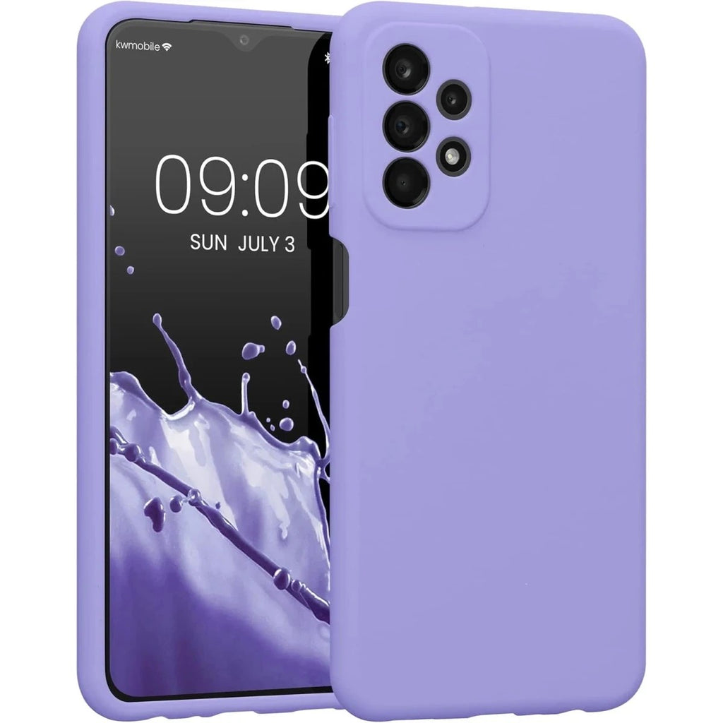 Mey İthalat® Samsung Galaxy A23 4G Kılıf First Silikon - Lila