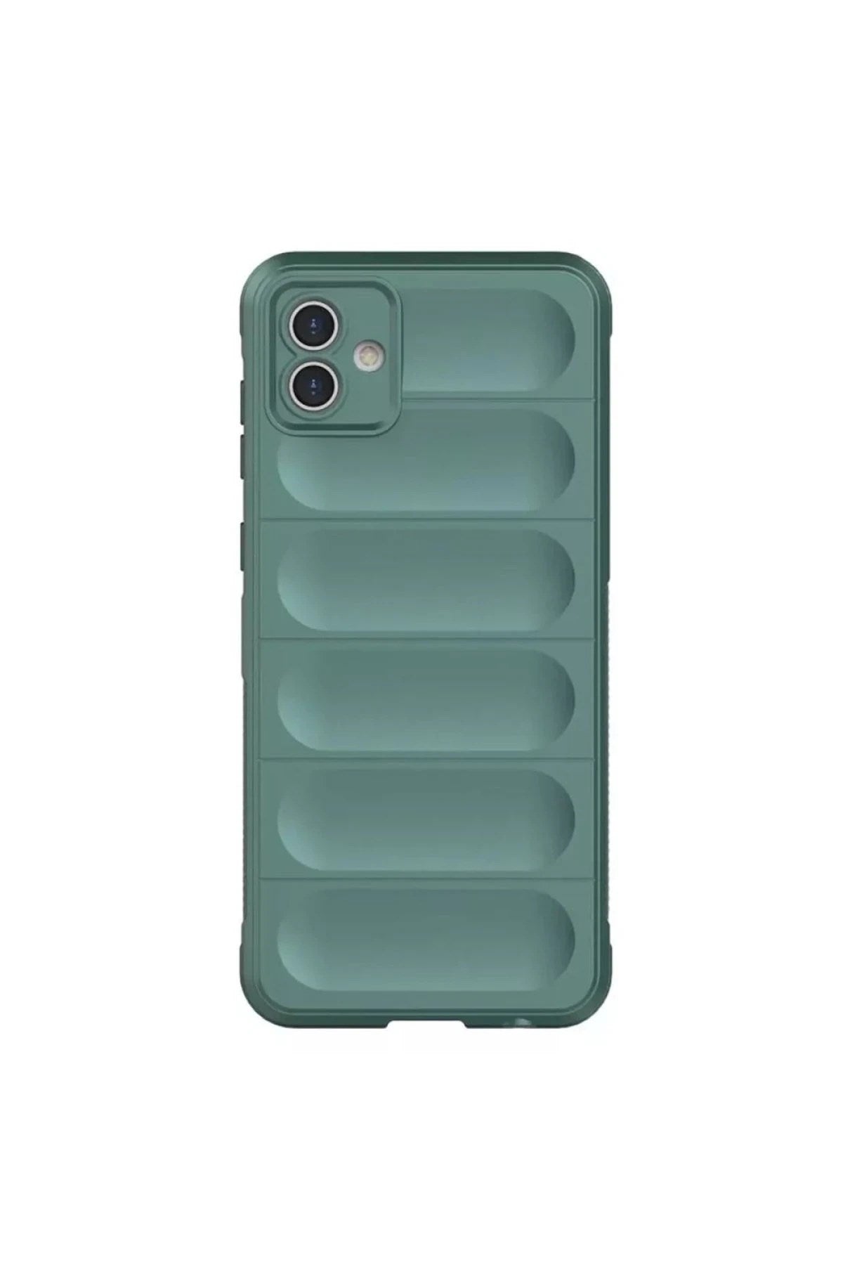 Mey İthalat® Samsung Galaxy A06 Kılıf Optimum Silikon - Koyu Yeşil