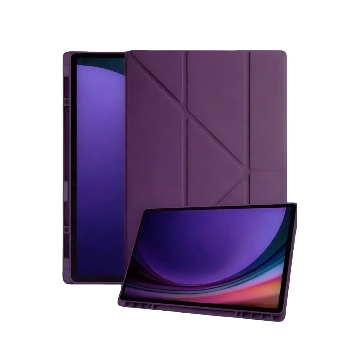 Mey İthalat® Samsung Galaxy X730 Tab S11 Kalemlikli Mars Tablet Kılıfı - Mürdüm