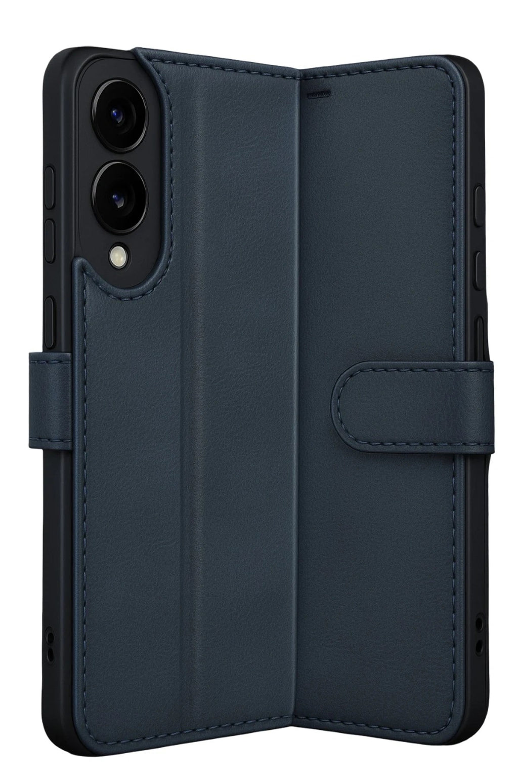 Mey İthalat® Samsung Galaxy S25 Edge Trend S Plus Kapaklı Kılıf - Lacivert