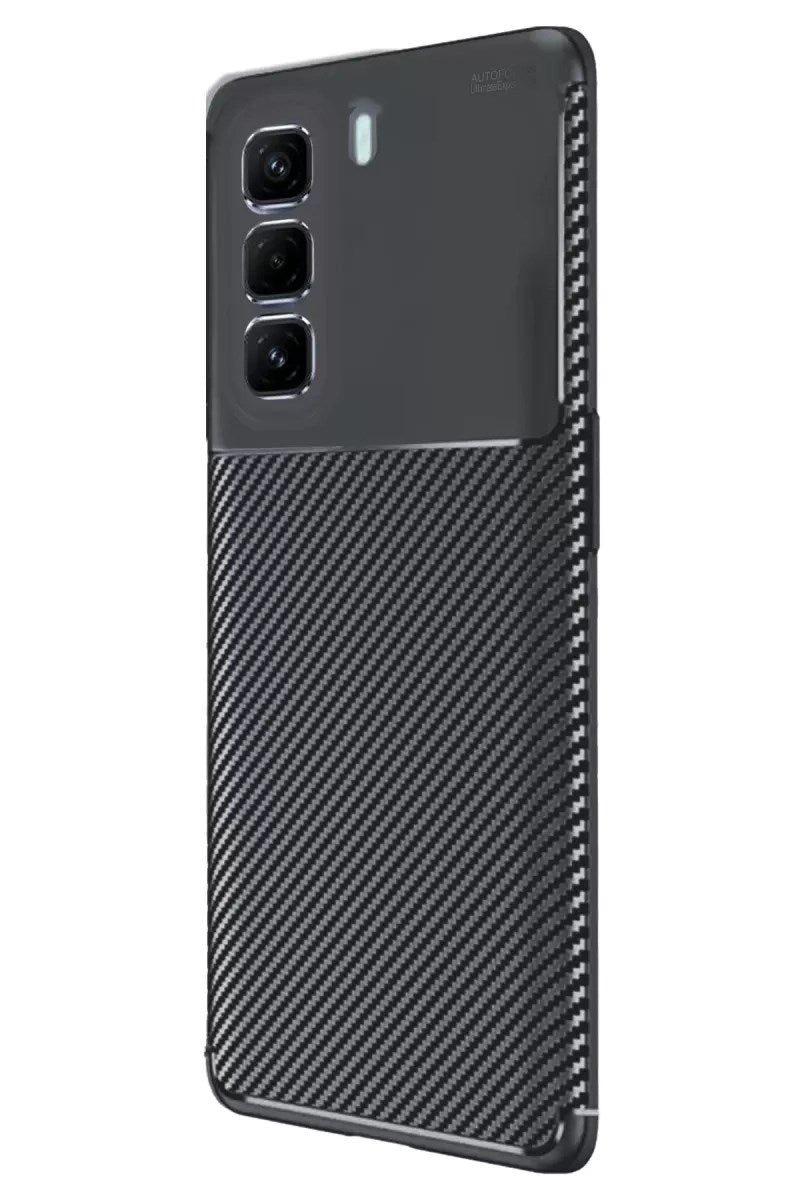 Mey İthalat® İnfinix Hot 50 Pro Plus 4G Auto Focus Karbon Kapak - Siyah