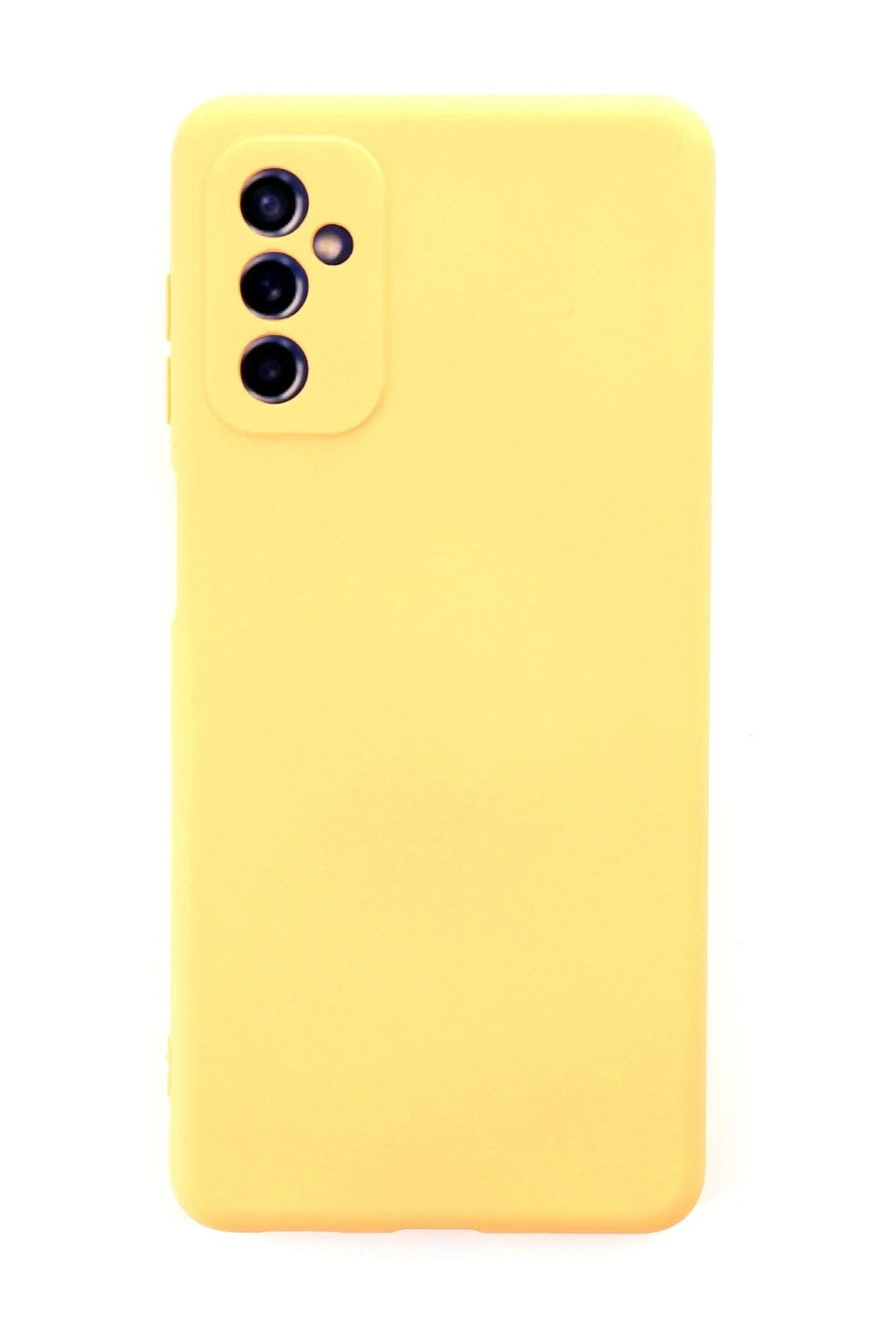 Mey İthalat® Samsung Galaxy M52 5G Kılıf Nano içi Kadife Silikon - Sarı