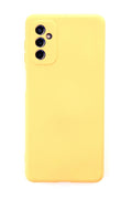 Mey İthalat® Samsung Galaxy M52 5G Kılıf Nano içi Kadife Silikon - Sarı