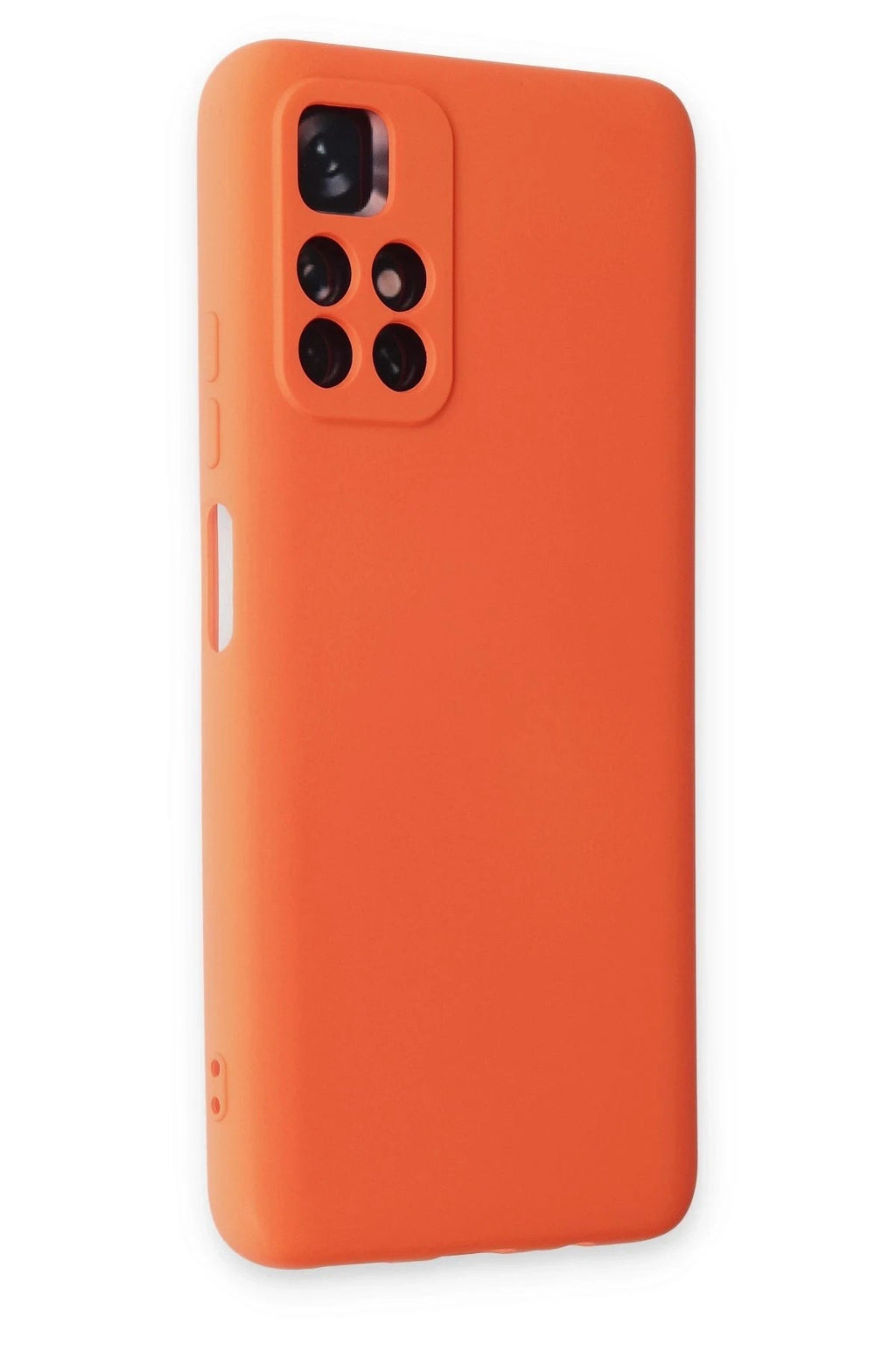 Mey İthalat® Redmi Note 11T Kılıf Nano içi Kadife Silikon - Turuncu