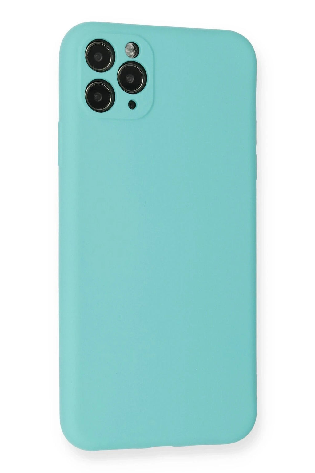 Mey İthalat® iPhone 11 Pro Max Kılıf Nano içi Kadife Silikon - Turkuaz