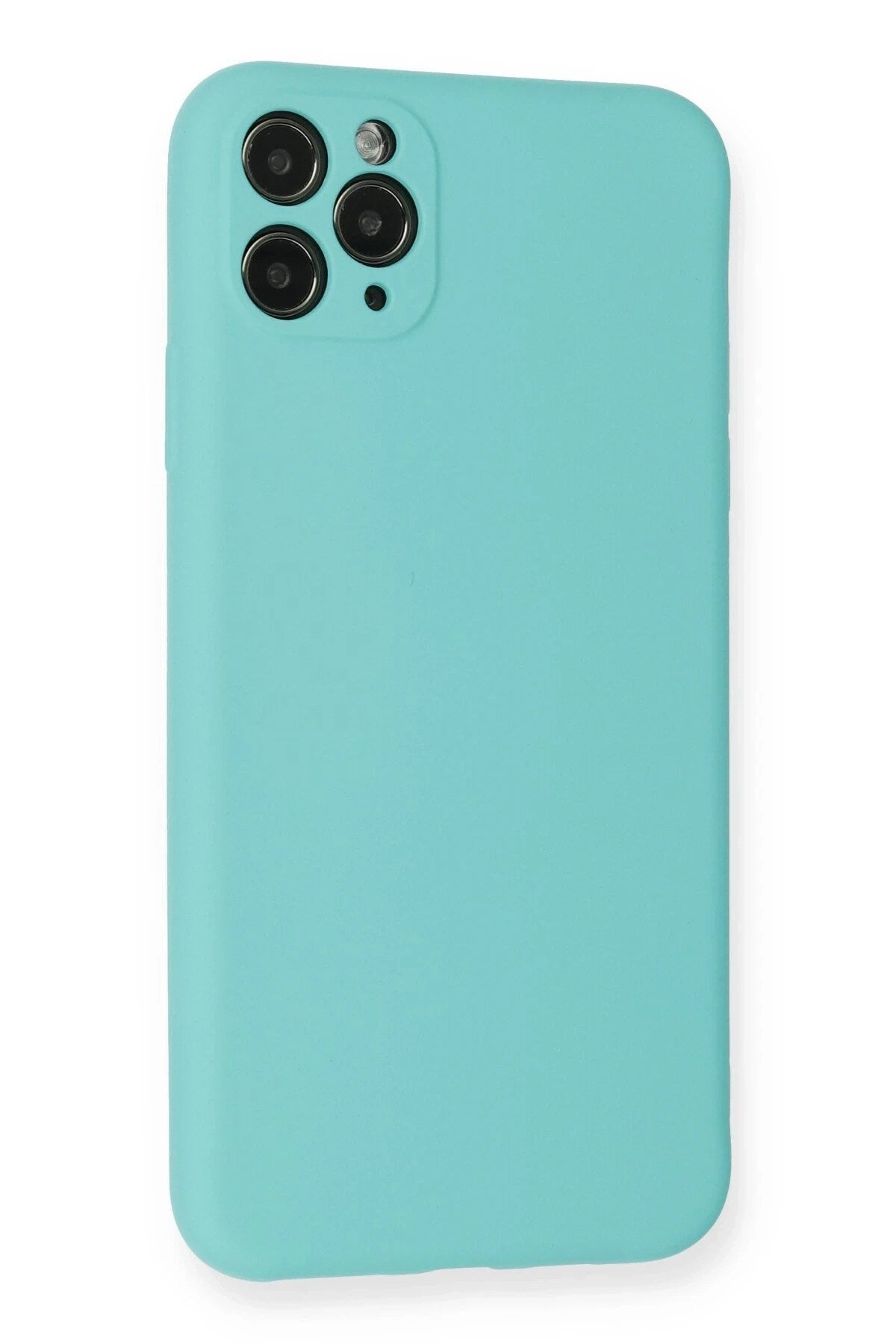 Mey İthalat® iPhone 11 Pro Max Kılıf Nano içi Kadife Silikon - Turkuaz