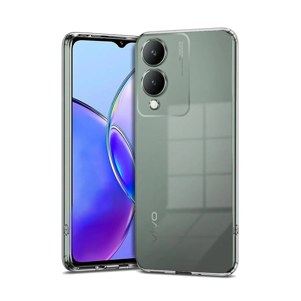 Mey İthalat® Vivo Y17S Kılıf Lüx Şeffaf Silikon