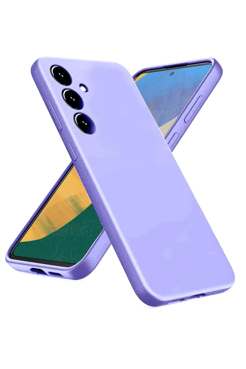 Mey İthalat® Samsung Galaxy A36 Kılıf Nano içi Kadife Silikon - Lila