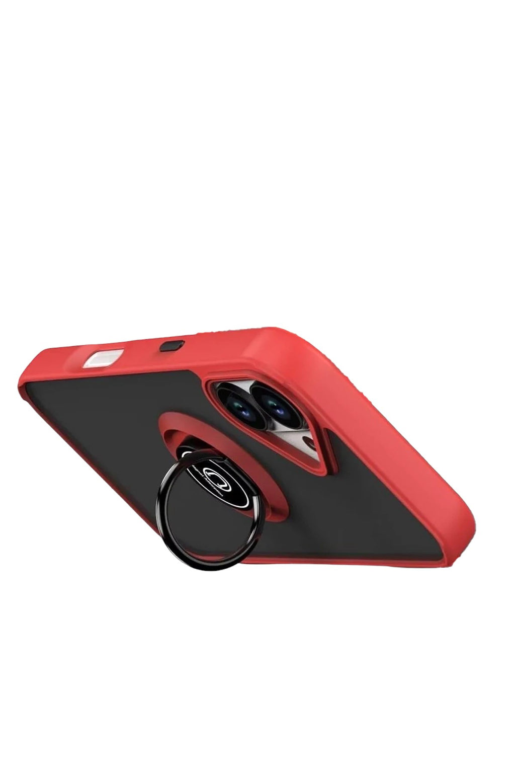 Mey İthalat® iPhone 17 Montreal Yüzüklü Silikon Kapak - Kırmızı