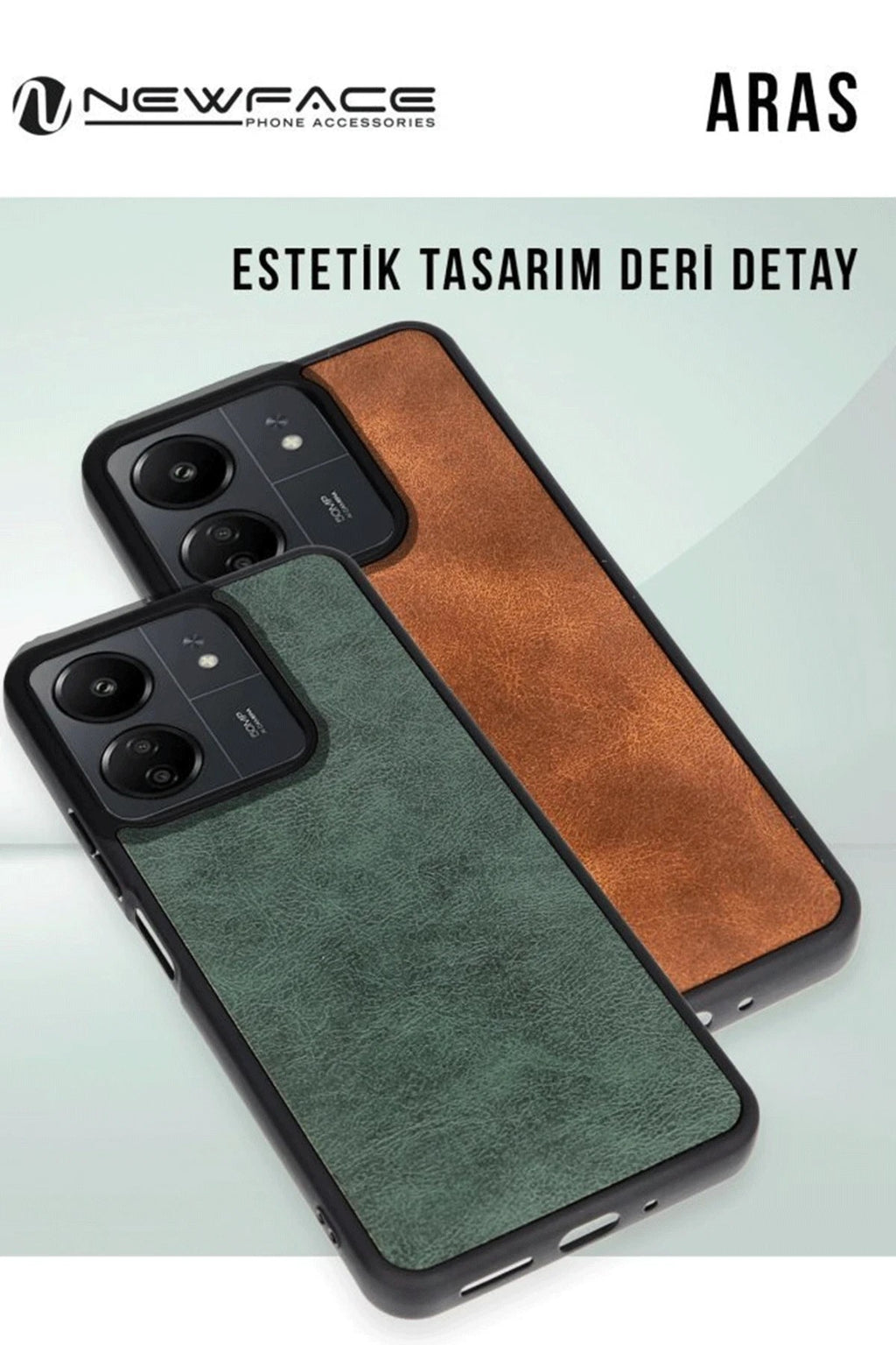 Mey İthalat® Samsung Galaxy A26 Kılıf Aras Deri Kapak - Taba